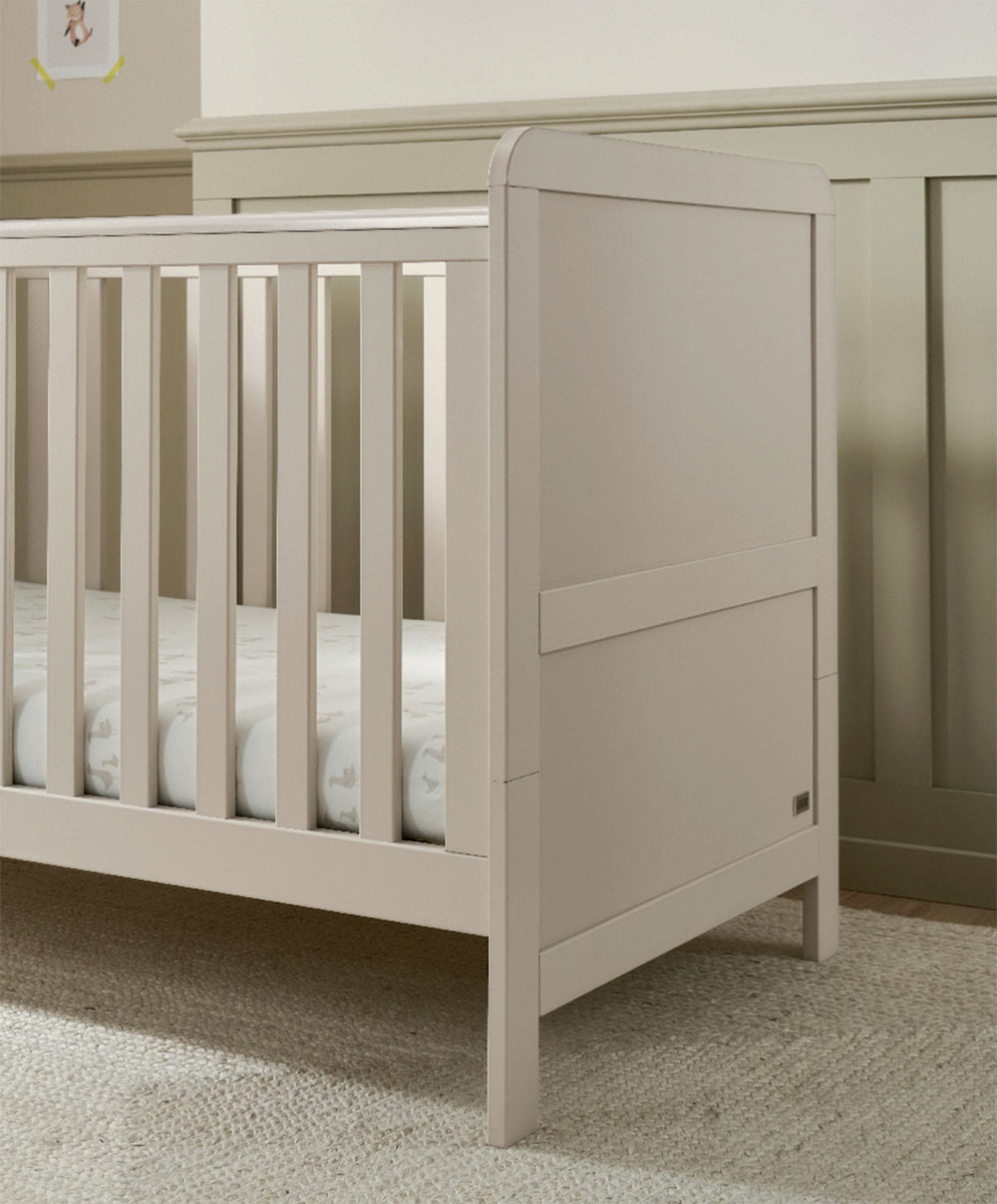 Mamas &amp; Papas Furniture Sets Walton Cotbed with Signature Airflow Pocket Spring Mattress - Cashmere