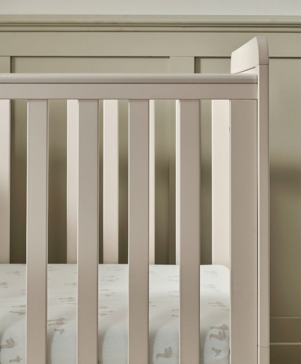 Mamas &amp; Papas Furniture Sets Walton Cotbed with Signature Airflow Pocket Spring Mattress - Cashmere