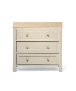 Mamas & Papas Furniture Sets Wedmore 2 Piece Cotbed Set With Dresser Changer - Cashmere/Oak