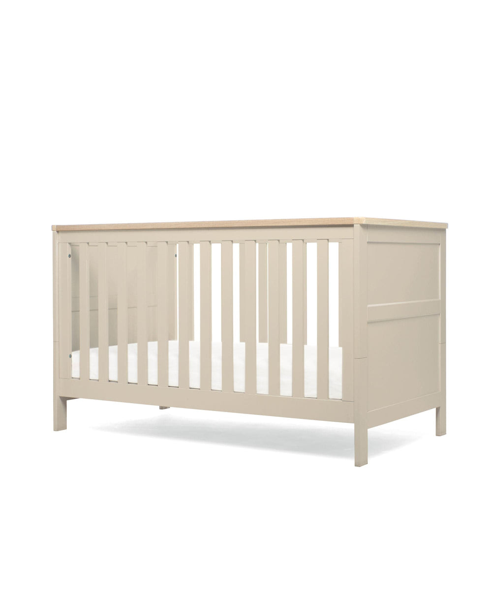 Mamas &amp; Papas Furniture Sets Wedmore 2 Piece Cotbed Set With Dresser Changer - Cashmere/Oak