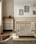 Mamas & Papas Furniture Sets Wedmore 2 Piece Cotbed Set With Dresser Changer - Cashmere/Oak