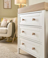 Mamas & Papas Furniture Sets Wedmore 2 Piece Cotbed Set with Dresser Changer - White/Oak