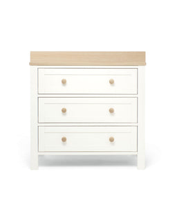 Mamas & Papas Furniture Sets Wedmore 2 Piece Cotbed Set with Dresser Changer - White/Oak