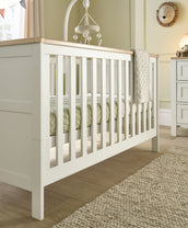 Mamas & Papas Furniture Sets Wedmore 2 Piece Cotbed Set with Dresser Changer - White/Oak