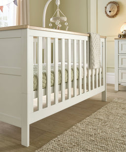 Mamas & Papas Furniture Sets Wedmore 2 Piece Cotbed Set with Dresser Changer - White/Oak
