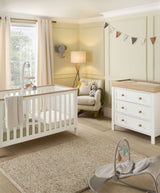 Mamas & Papas Furniture Sets Wedmore 2 Piece Cotbed Set with Dresser Changer - White/Oak