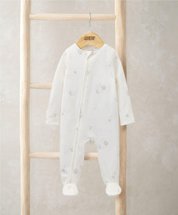 Mamas & Papas Gift Boxes 0-3m Celestial Print All In One & Grey Bunny Comforter Gift Box