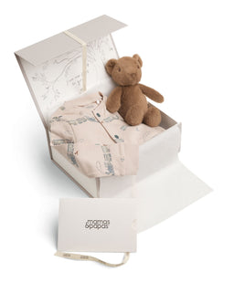 Mamas & Papas Gift Boxes Boys Trains & Small Bear Toy Gift Box (0-3 M)