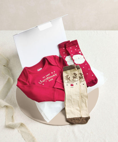 Mamas & Papas Gift Boxes Christmas Outfit Gift Box