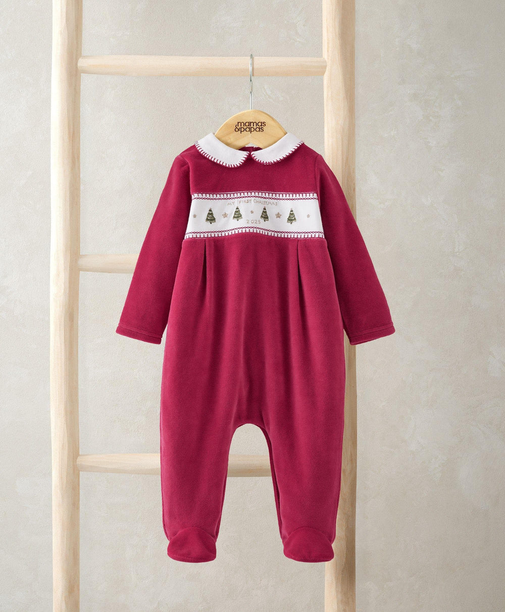 Mamas &amp; Papas Gift Boxes Christmas Teddy Bear &amp; Outfit Gift Box - Red