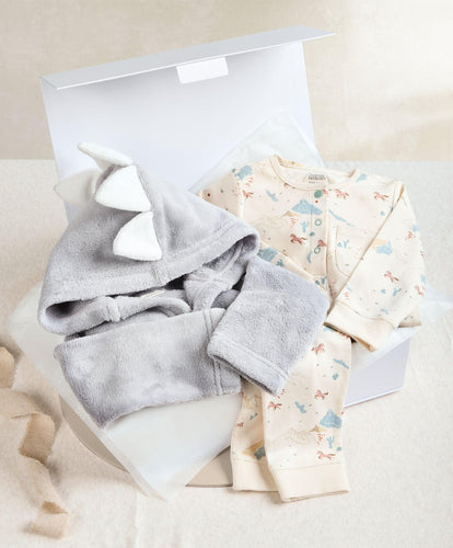 Mamas & Papas Gift Boxes Dinosaur Dressing Gown & Pyjamas Gift Box