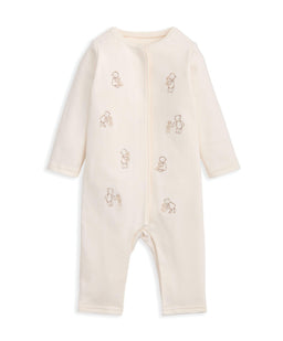 Mamas & Papas Gift Boxes Embroidered Teddy Bear Romper Baby Gift Box - Medium