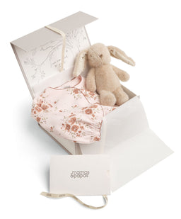 Mamas & Papas Gift Boxes Girls Floral & Small Bunny Toy Gift Box (0-3 M)