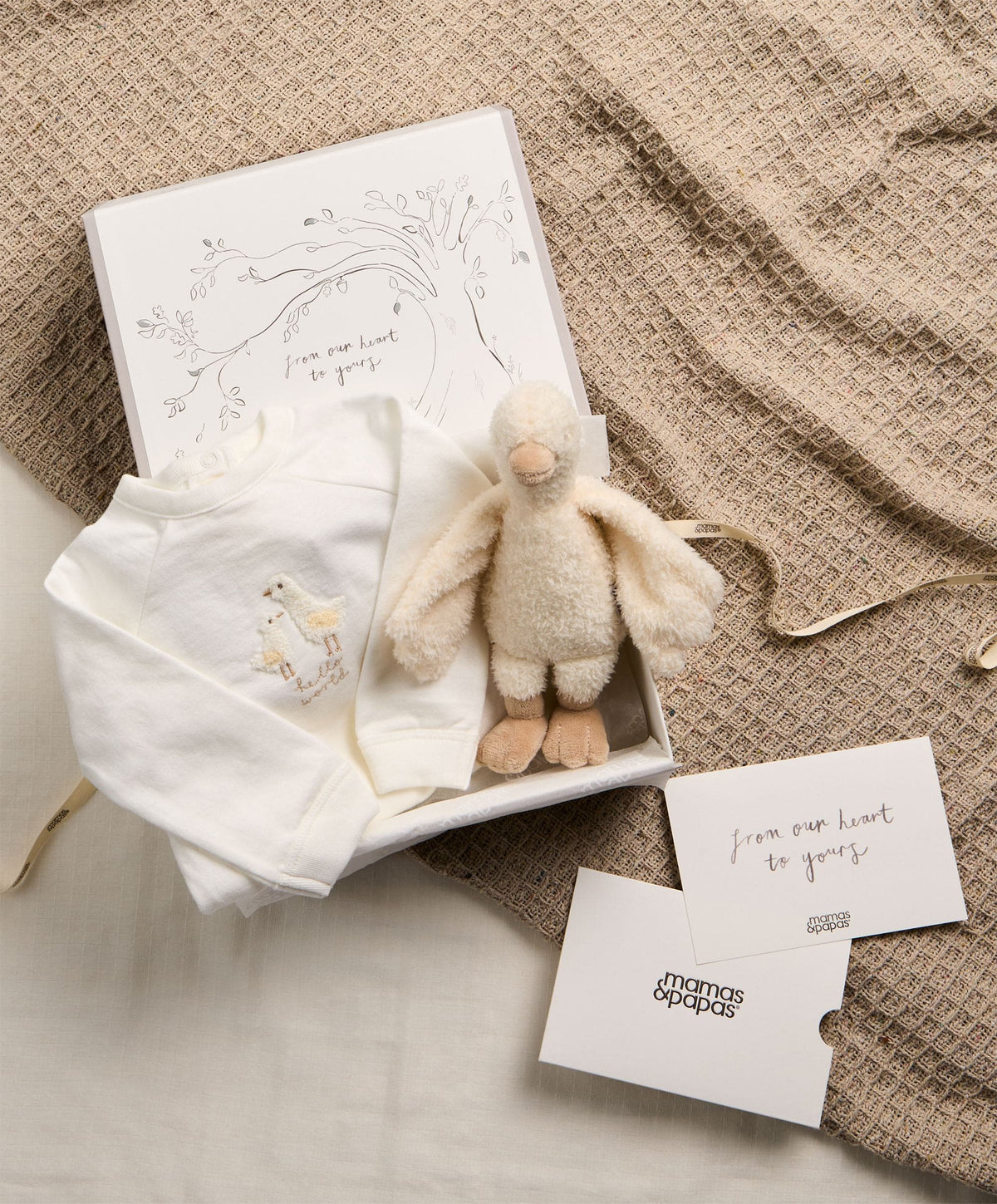 Mamas & Papas Gift Boxes Hello World & Small Duckling Toy Giftbox