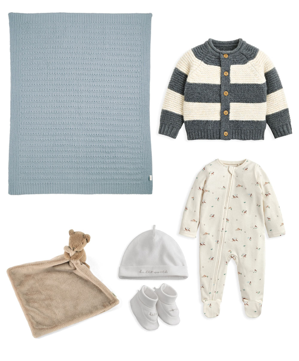 Mamas &amp; Papas New Baby Boy Arrival Bundle (5 Piece)