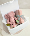 Mamas & Papas Gift Boxes Pink Blanket & Elephant Gift Box