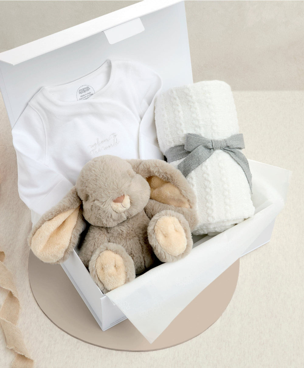 Mamas &amp; Papas Gift Boxes White Welcome to the World Gift Box - 0-3m