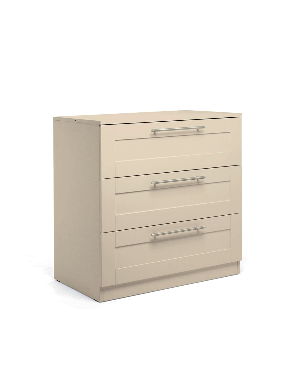 Mamas &amp; Papas Hampden 3 Piece Cotbed Range with Dresser Changer &amp; Wardrobe - Cashmere