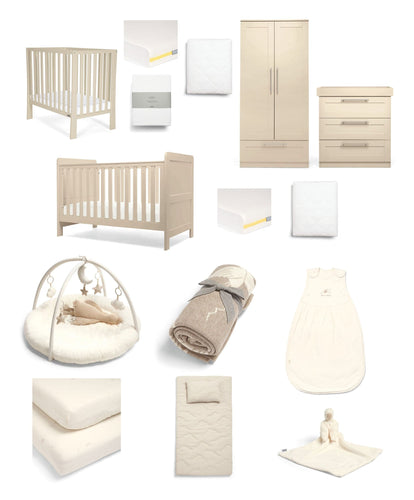 Mamas & Papas Hampden Styled Nursery Bundle (15 Pieces) - Neutral/Cashmere