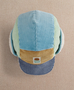 Mamas & Papas Hats & Booties Patchwork Corduroy Trapper Hat