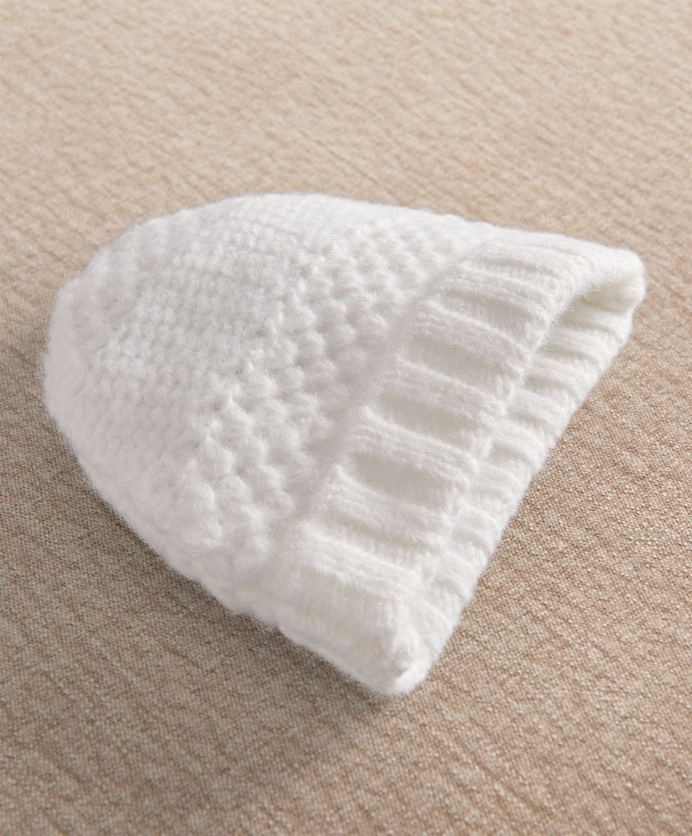 Mamas &amp; Papas Hats &amp; Booties White Knitted Hats &amp; Mitts
