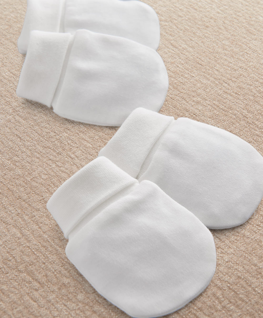 Mamas &amp; Papas Hats &amp; Mitts Blank Scratch Mitts (Pack of 2)