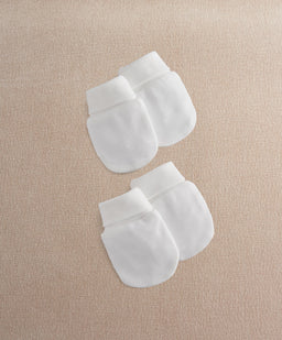 Mamas & Papas Hats & Mitts Blank Scratch Mitts (Pack of 2)