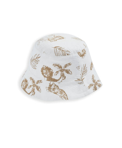 Mamas & Papas Hats & Mitts Jungle Linen Sun Hat
