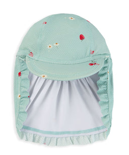 Mamas & Papas Hats & Mitts Strawberry Peaked Sunhat