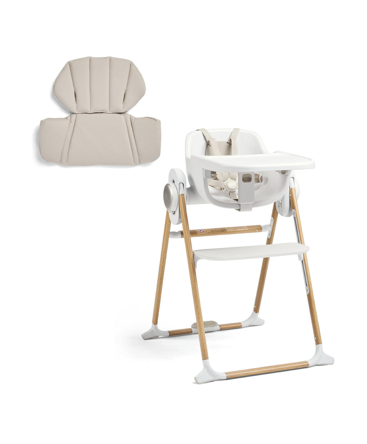 Mamas & Papas Highchairs Eno Highchair & Eno Highchair Cushion Bundle - Cashmere