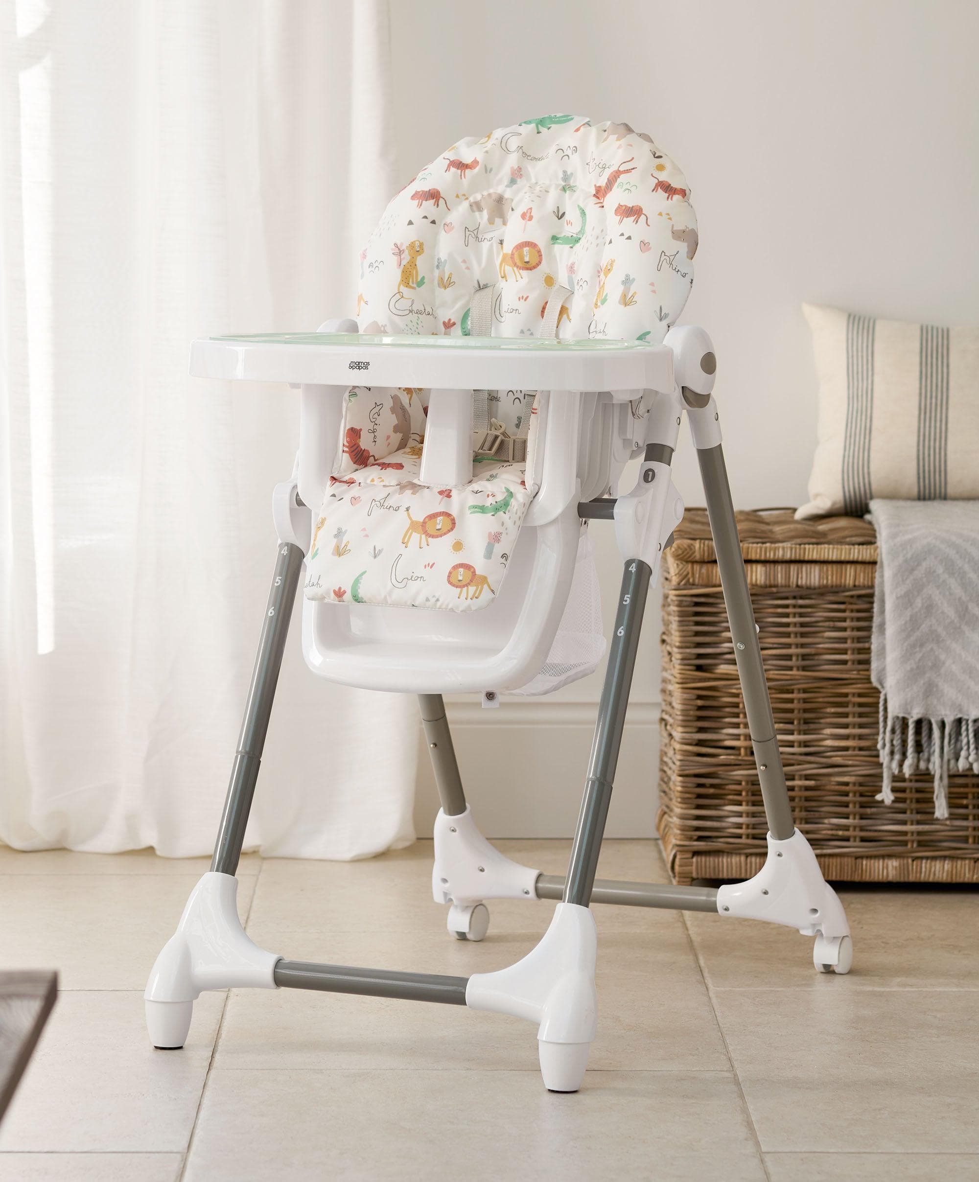 Snax Highchair Jungle Alphabet – Mamas Papas UK