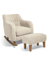 Mamas & Papas Hilston Nursing Chair & Footstool Set - Biscuit Teddy