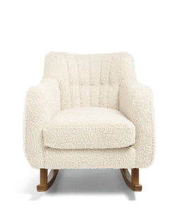 Mamas & Papas Hilston Nursing Chair & Footstool Set - Snow Teddy