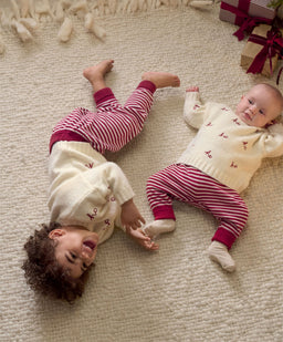 Mamas & Papas Ho Ho Ho Detail Knit Jumper