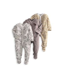 Mamas & Papas Hobby Horse Sleepsuits (Pack of 3)