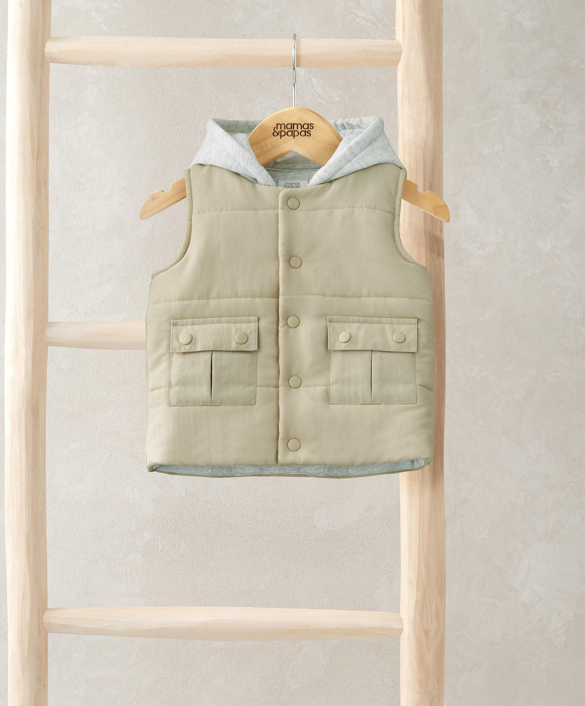 Hooded Gilet – Mamas Papas UK