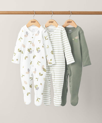Mamas & Papas Into The Woods Sleepsuits (3 Pack)