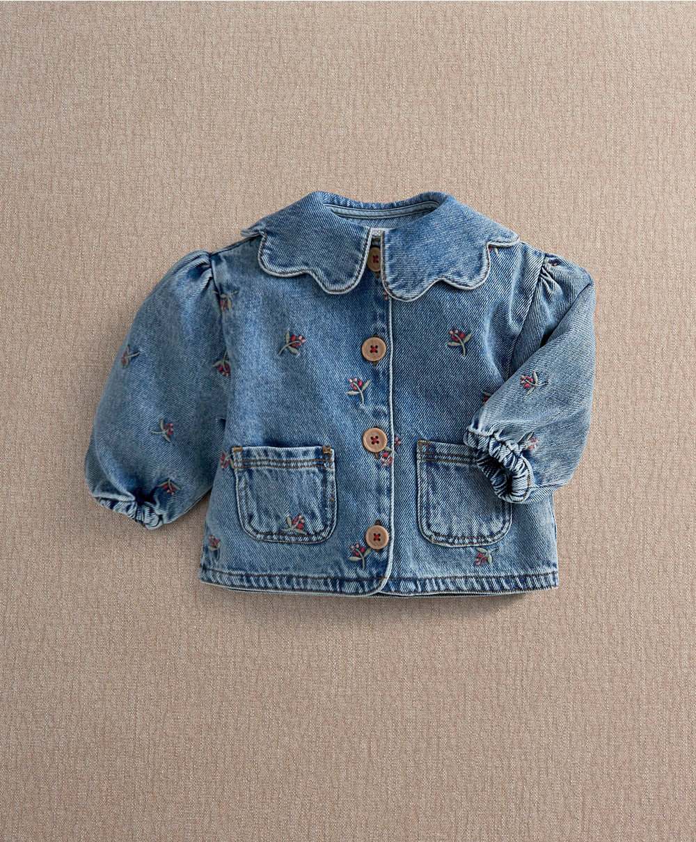 Mamas &amp; Papas Jackets &amp; Coats Berry Denim Jacket