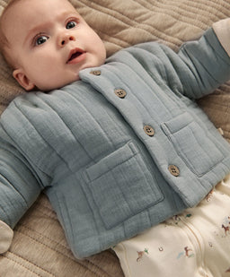 Mamas & Papas Jackets & Coats Blue Quilted Jacket