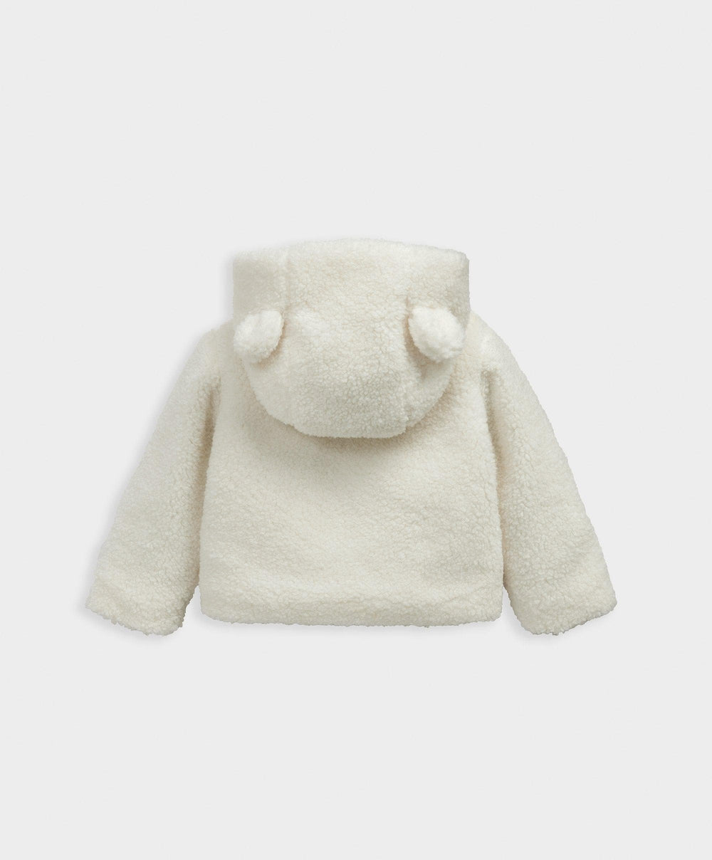 Mamas &amp; Papas Jackets &amp; Coats Borg Cream Jacket