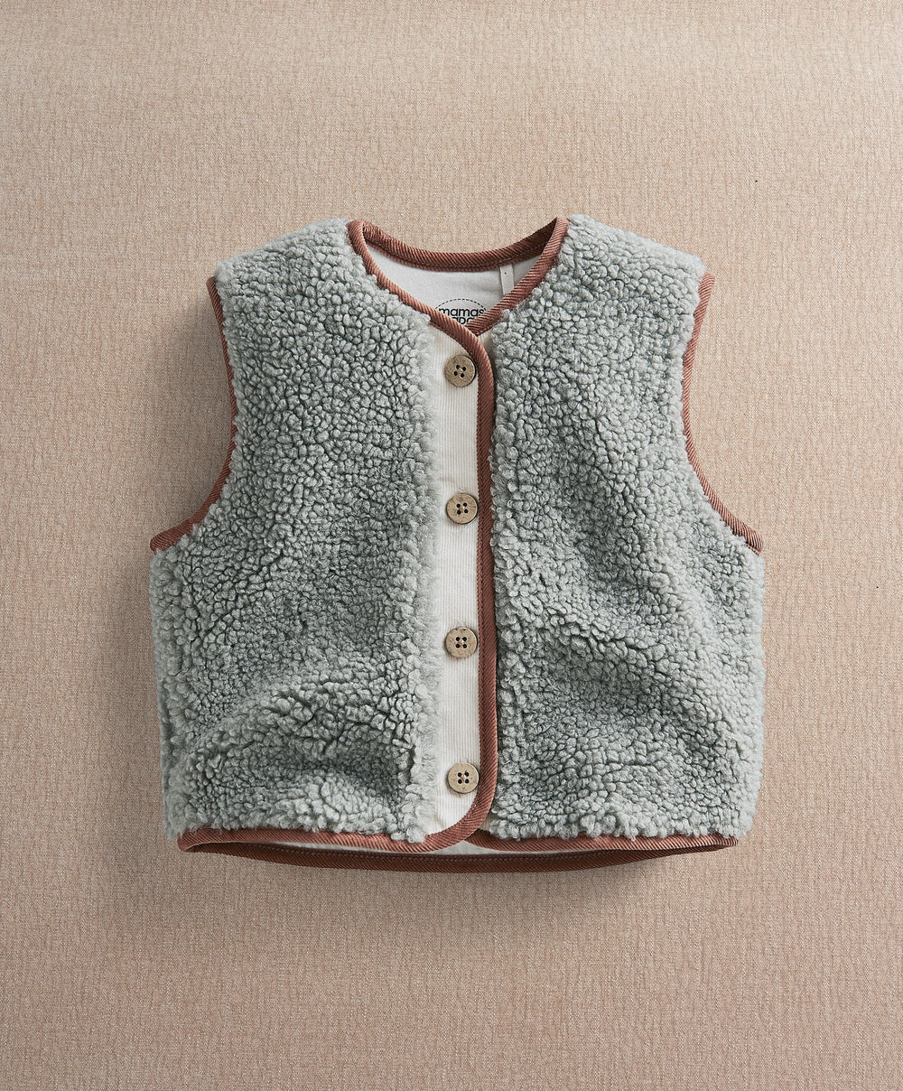 Mamas &amp; Papas Jackets &amp; Coats Borg Gilet