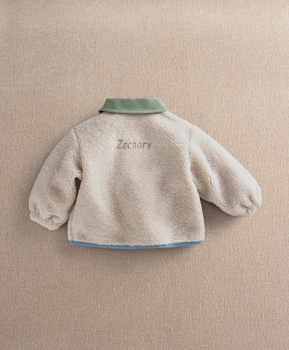 Mamas &amp; Papas Jackets &amp; Coats Borg Jacket - Cream