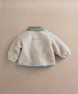 Mamas & Papas Jackets & Coats Borg Jacket - Cream