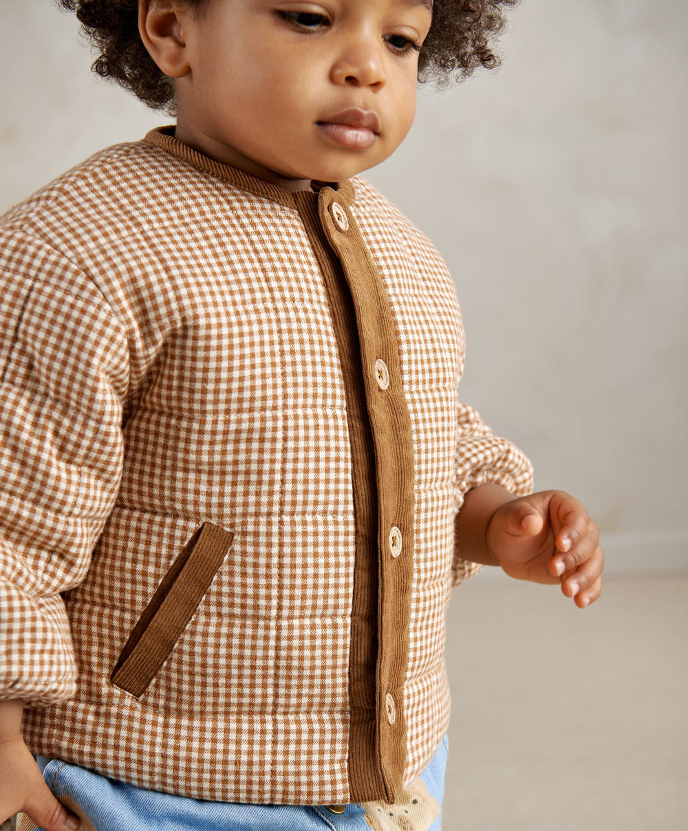 Mamas &amp; Papas Jackets &amp; Coats Check Jacket