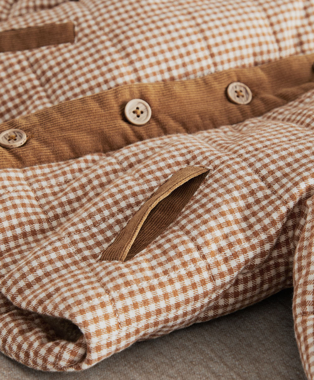 Mamas &amp; Papas Jackets &amp; Coats Check Jacket