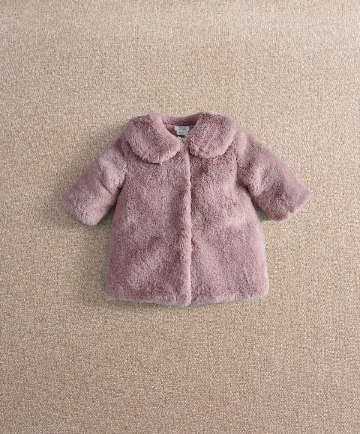 Mamas & Papas Jackets & Coats Fluffy Pink Faux Fur Coat