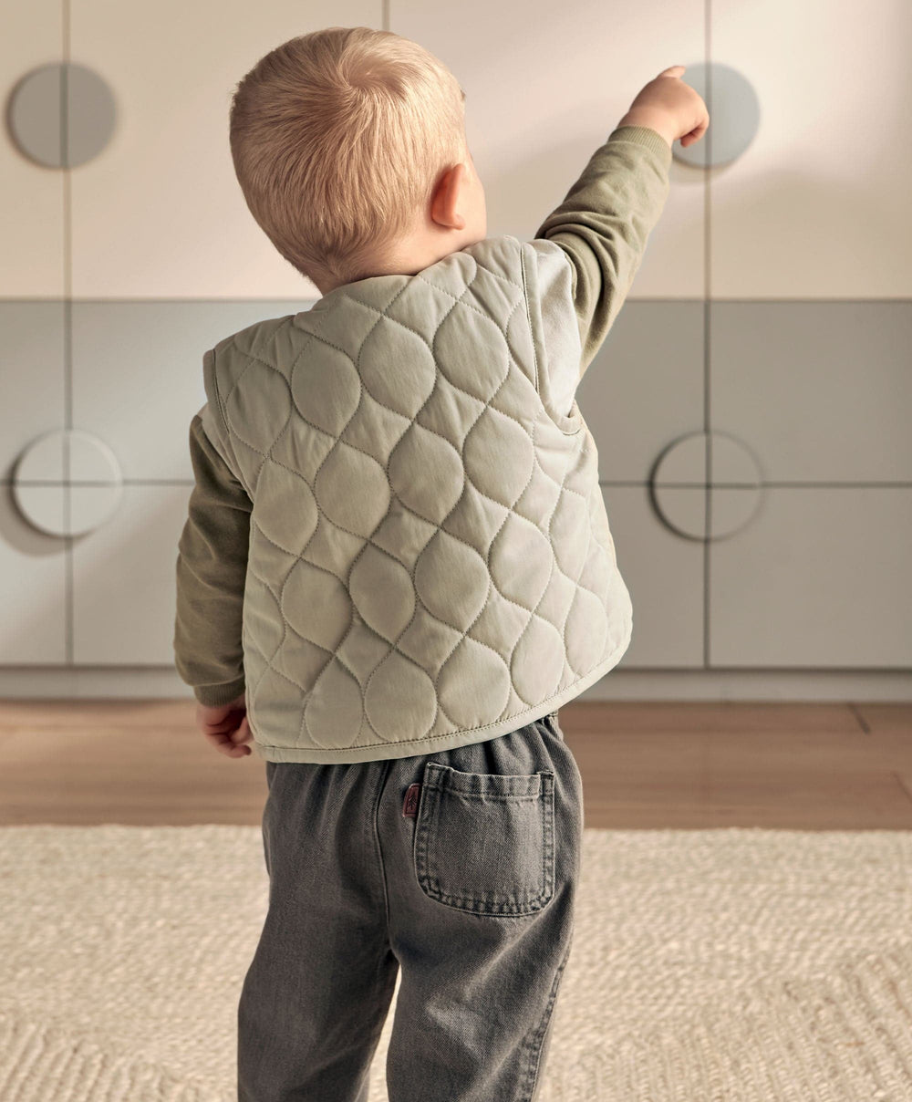 Mamas &amp; Papas Jackets &amp; Coats Quilted Gilet - Beige