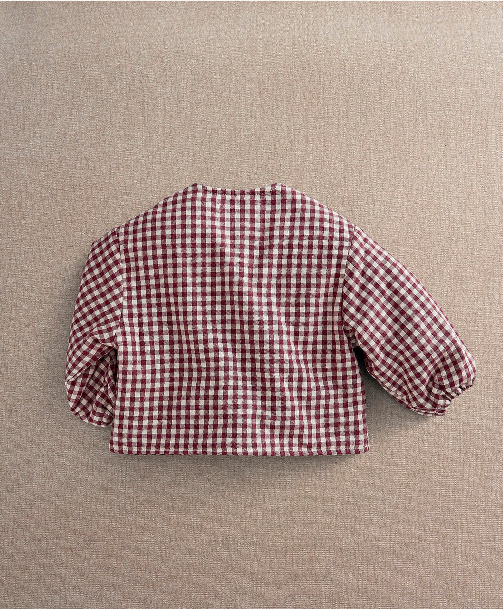 Mamas &amp; Papas Jackets &amp; Coats Red Gingham Jacket
