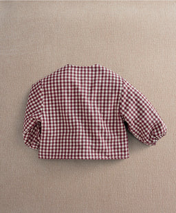 Mamas & Papas Jackets & Coats Red Gingham Jacket
