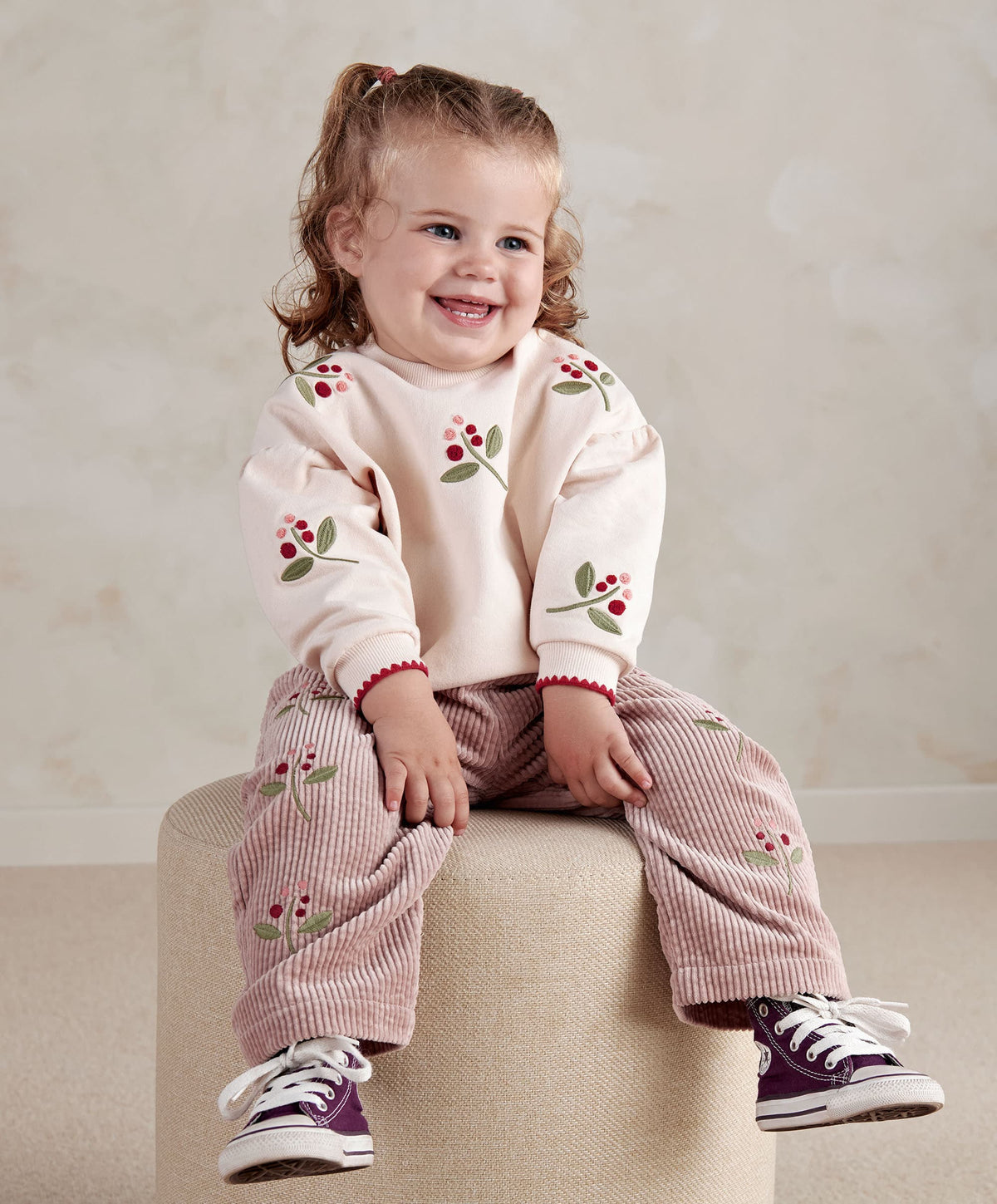 Mamas & Papas Jumpers & Knitwear Berry Sweatshirt